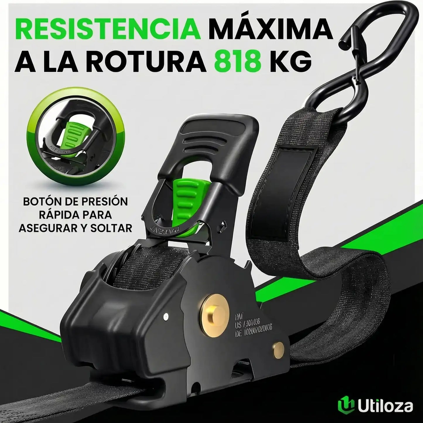 Utiloza_AutoGrip™ Strap ( 1 Pack = 2 Straps )