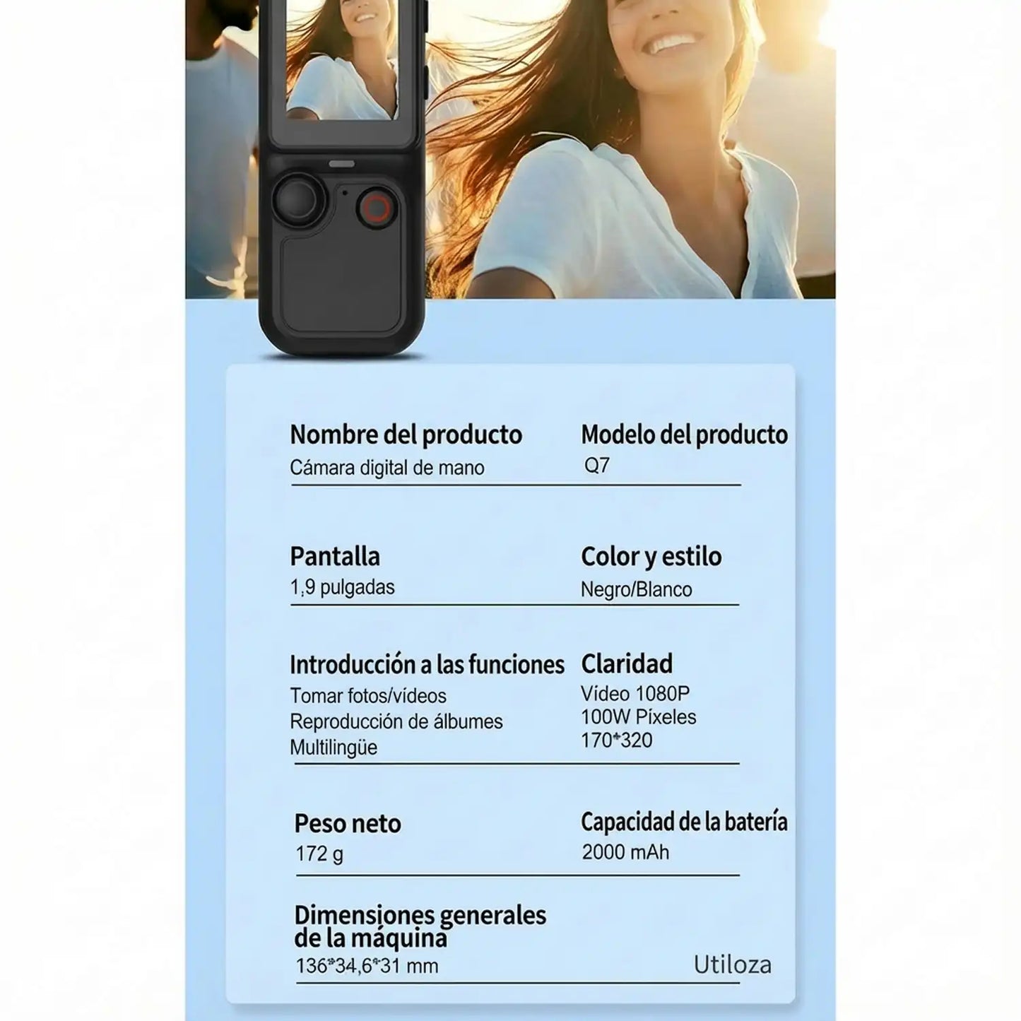 PocketCam Pro™ – 1080P Mini Action Camera